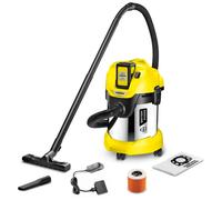 Aspirateur eau et poussières à batterie Kärcher WD 3 Premium sans fil (avec la batterie amovible) (1.629-951.0)