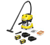 Aspirateur eau et poussières à batterie Kärcher WD 4-18 S Dual Battery Set (1.628-626.0)