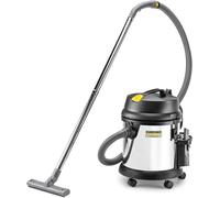 Aspirateur Eau Et Poussières Nt 27/1 Me,Puissance : Max. 1380 W,Cuve En Acier Inoxydable : 27 L,Tuyau D¿Aspiration : 2,5 M,Coude,Suceur Pour Sols (300 Mm),Buse De Fentes