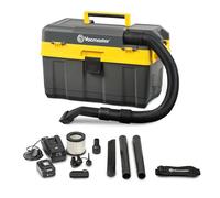 Aspirateur eau et poussières rechargeable 20v avec fonction soufflerie - vacmaster professional