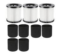 Aspirateur Eau/poussière MAX Avec 6 Filtres À Manchon En Mousse, Compatible Avec DeWalt DCV580H/DCV581H 20V, 3 Filtres HEPA For Aspirateur DCV5801H.