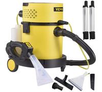 Aspirateur Eau Poussière - VEVOR - 20L - 2CV - 1200W - Télécommande - 5 Brosses