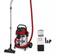 Einhell Aspirateur eaux et poussières TC-VC 2580 SACL (1 100 W, capacité d’asp. 200 mbar, cuve 25 l, Classe de Filtration L, Filtre HEPA, Nettoyage du Filtre, Prise asservie, avec Accessoires)