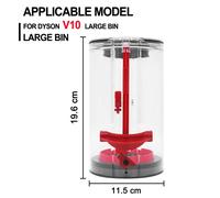 Poignée aspirateur aspirateur grand bac à poussière bac à poussière numéro