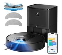 Aspirateur et laveur robot Proscenic Q8 Max+, aspiration de 8 000 Pa, autonomie de 200 min, batterie de 3 200 mAh, sac à poussière de 3 L,application et commande vocale