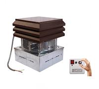 Gemi Aspirateur Extracteur Ventilateur d'Aspiration Électrique de Fumée pour Cheminée Modèle Base avec Régulateur Certification CE 2500 m3/h