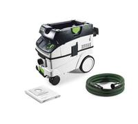 Aspirateur filiaire - FESTOOL - CTM 26 E - CLEANTEC - Cuve 26 L - Mobile, léger et puissant