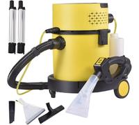 Aspirateur humide et sec 1600 W 3 en 1 nettoyeur de tapis 25 L grande capacité 17 kPa forte aspiration portable avec filtre PTFE pour le nettoyage de la maison, de la voiture, de la moquette