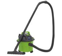 Aspirateur Humide & Sec 10L 1000W/230V - Hi-Vis Vert - Sealey PC102HV Neuf