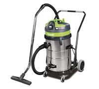 Aspirateur industriel à sec avec filtre semi-automatique - poussières et solides - cuve inox 62 L - 3 moteurs - 2,5 kW - 230 V Cleancraft DRYCAT 362 IRSCT -3