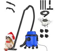 Aspirateur industriel Hoover - Aspirateur sec et humide - 4 800 W - Puissance d'aspiration élevée - Sans sac à poussière - 16 kPa - Capacité de 15 l - 4 roues d'extraction