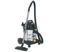 Sealey Aspirateur Industriel Humide & Sec 20L 1250W/110V Inox Tambour PC200SD