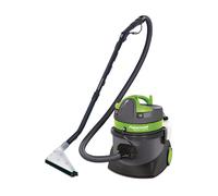 Aspirateur injecteur/extracteur eau et poussière - nettoyage de textiles - cuve en plastique de 16 litres - 1 moteur 1,2 kW 230 V Cleancraft FLEXCAT 116 PD