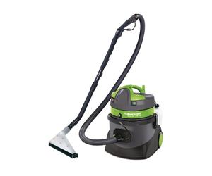 Aspirateur injecteur/extracteur eau et poussière - nettoyage de textiles - cuve en plastique de 16 litres - 1 moteur 1,2 kW 230 V Cleancraft FLEXCAT 116 PD