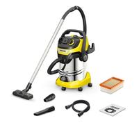 Aspirateur - KARCHER - WD 6 - Nettoyage humide et sec - Pression réglable - Bac sans sac