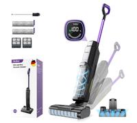 Aspirateur Laveur Sans Fil-Redkey W15-Autonettoyant Nettoyage des bords 6mm avec Réservoir d'eau 910ML, avec Accessoires