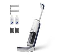 Tineco iFLOOR 5 Breeze Complete Nettoyeur de Sol, Aspirateur Sec Humide sans Fil, Nettoyage en Un Seul Passage des sols durs, Nettoyage dans Les Angles, Auto-Nettoyage Automatique, Conception légère