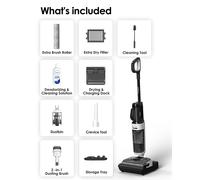 Tineco Aspirateur laveur Floor One Switch i5 Stretch, Noir