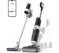 Tineco Floor One Switch S6 Stretch Aspirateur Laveur Sec Et Humide, Multifonction, 180° à Plat, Autonettoyant, 65 Minutes d'autonomie, Nettoyage des Bords des Deux côtés, Nettoyage de Toute la Maison