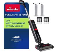 Vileda Aspirateur laveur PureClean S5 Plus Sans fil 3-en-1 30 minutes d'autonomie