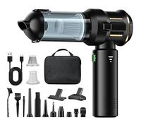 Aspirateur Main 4 en 1, 25000 PA Aspirateur Voiture Puissant sans Fil, 3 vitesses 220 000 tr/min, Aspirateur main s ASPIRATEUR AUTO