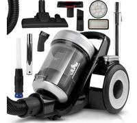 Aspirateur MalTec 2L Aspirateur cyclonique avec filtres HEPA sans sac avec set d'accessoires 4000W Aspirateur de sol 12 en1