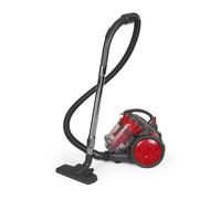 Aspirateur multi-cyclonique sans sac - LIVOO - DOH136R - 700 W - 16 kPa - 78 dB - 3 L - Filtre lavable - Rouge / Gris