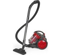 Aspirateur Multi-cyclonique sans sac - LIVOO - DOH136R - 700 W - 16 kPa - 78 dB - 3 L - Filtre lavable - Rouge / Gris
