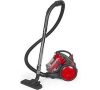 LIVOO Aspirateur multi-cyclonique sans sac DOH136R 700 W 16 kPa 78 dB 3 L Filtre lavable Rouge/Gris
