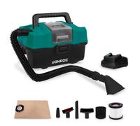 Aspirateur multi-usage portatif 20V | avec accessoires - 1 batterie 2.0Ah et chargeur rapide incl.