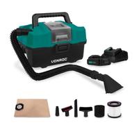 Aspirateur multi-usage portatif 20V | avec accessoires - 2 batteries 2.0Ah et chargeur rapide incl.