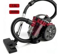 Aspirateur Multifonctionnel 2600 W - vertical - Câble de 5 m - 1,5 L - Convient aux sols durs et moquettes - Avec sac - Rouge