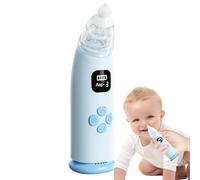 Aspirateur Nasal Électrique pour Bébé | Aspirateur de Mucus pour Bébé avec 3 Niveaux d'Aspiration | Nettoyeur avec Lumière Apaisante et Musique, 3 , Rechargeable pour Éliminer le Mucus pour Maison et