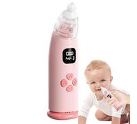 Aspirateur Nasal Électrique pour Bébé | Aspirateur pour Nez de Bébé avec 3 Niveaux d'Aspiration - Nettoyeur avec Lumière Apaisante et Musique, 3 , Rechargeable pour Éliminer le Mucus pour Maison et