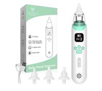 Aspirateur Nasal Électrique pour Bébé, Rechargeable, Silicone Sans Latex, Anti-reflux, 0-24 Mois, Nettoyeur de nez Portable en Silicone pour bébé, aspiration réglable