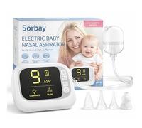 Aspirateur nasal électrique pour bébés - Ventouses de nez pour bébés - Ventouse nasale électrique pour nouveau-né, tout-petit et adulte - Nettoyeur de mucus et déboucheur