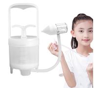 Aspirateur nasal manuel, ventouse nasale manuelle pour tout-petit, Extracteur manuel de crottes de nez pour tout-petit, Aspirateur nez en silicone souple avec forte aspiration pour dormir, se baigner