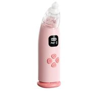 Aspirateur nasal pour bébé - Nettoyer de nez rechargeable, 3 niveaux de puissance d'aspiration | Débranteur de mucus pour nourrissons avec lumière et musique, conseils en silicone en toute sécurité, a