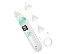 Aspirateur Nasal Pour Tout-petit - Aspirateur Nasal Bébé, Bébé De Suceur De Nez | Aspirateur Nasal Électrique Pour Les Avec 3 Buses De Silicone, Nettoyeur De Nez Pour Bébé Polyvalent Pour Tout