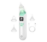 Aspirateur nasal pour tout-petit - Sucker nasal doux avec plusieurs pointes douces | Dispositif d'aspiration à nez électrique anti-débit, fonction de musique apaisante, sûr et facile à utiliser pour l