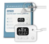 Aspirateur nasal Pro avec 9 niveaux d'aspiration, ventouse portable pour bébé avec embouts en silicone de qualité alimentaire, musique et lumière intégrées