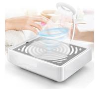 Aspirateur ongle, Aspirateur à ongles électrique avec lampe, ventilateur d'aspiration for manucure, gel acrylique, polissage
