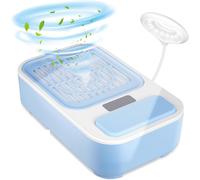Aspirateur Ongle Avec Lampe, Autonomie Ultra-Longue,60w Aspirateur Ongles Professionnelle,Fonction Silencieuse,Aspirateur Des Poussières Des Ongles Pour Salon,Studio Des Ongles