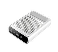 Aspirateur Ongle, Collecteur de poussière d'ongles 80W, ventilateur d'extraction puissant for manucure, batterie intégrée, aspirateur professionnel for ongles, équipement de Salon de manucure