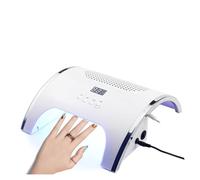 Aspirateur Ongle, Lampe à ongles 2 en 1 80W/40W et collecteur de poussière d'ongles, aspirateur for Nail Art avec grand ventilateur, collecteur de poussière de vernis l UV