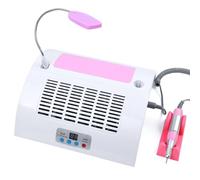 Aspirateur ongle, Lampe à ongles UV LED, sèche-vernis gel, perceuse électrique, collecteur de poussière d'ongles, ventilateur, aspirateur, machine manucure multifonction
