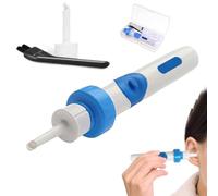 Aspirateur Oreille Cerumen avec Lumière LED, Nettoyant Oreille Électrique Kit Extracteur du Cérumen Avec Têtes de Rechange, Brosse et Batterie, Appareil De Nettoyage Des Oreilles Pour Enfant Adulte