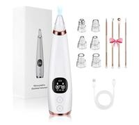 Aspirateur Point Noir Extracteur Points Noirs Visage - Appareil à aspiration sous vide doté de 3 niveaux de puissance et d'un écran LCD, conçu pour nettoyer la peau et affiner le grain de peau