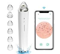 Aspirateur Point Noir, prabensei Nettoyant Pour Pores Du Visage Visible WIFI Amélioré Avec Caméra à Boutons Avec 6 Têtes d'aspiration Outil d'aspiration électrique Rechargeable