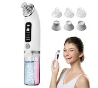 Aspirateur Point Noir Visage - Extracteur Point Noir & Point Noir Extracteur pour Nettoyage en Profondeur, Appareil avec 6 Embouts pour Tous Types de Peau